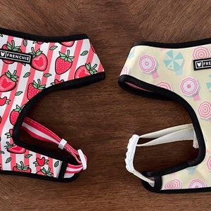 Frenchie Bulldog Reversible Harnesses - XL - NEW - Set of Two